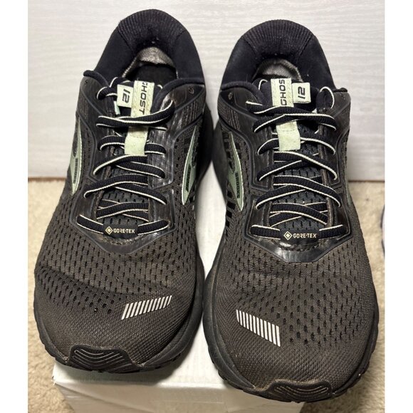 Brooks Ghost 12 GTX Running Shoes Womens Black Size 7.5 B Gore Tex Upper - Picture 7 of 14